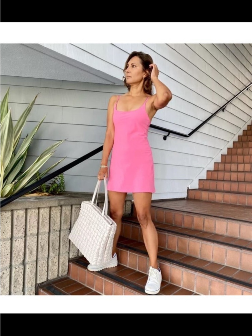 Abercrombie & Fitch Traveler Mini Dress Pink Size XXL Built-in Shorts Active